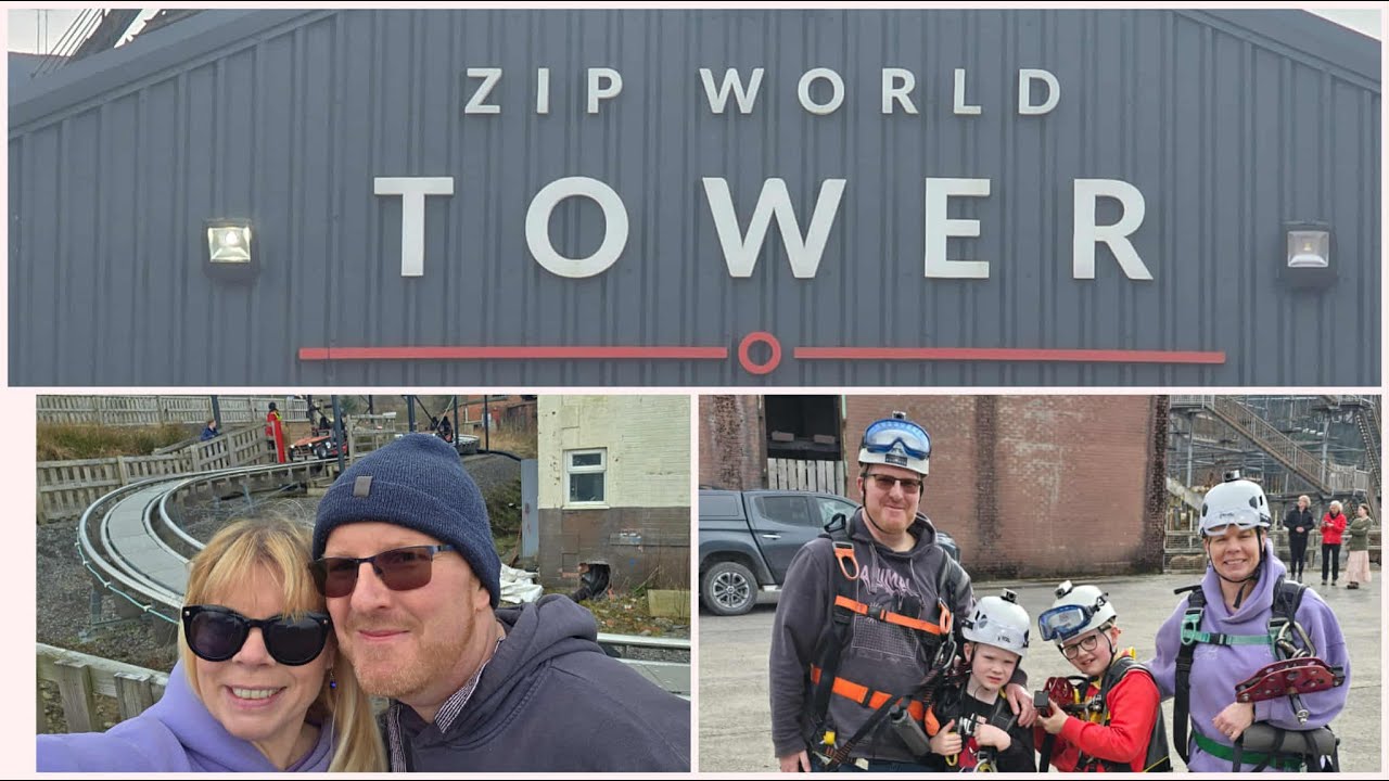 Zip World and The Tower Coaster Family Vlog - Wales 2025