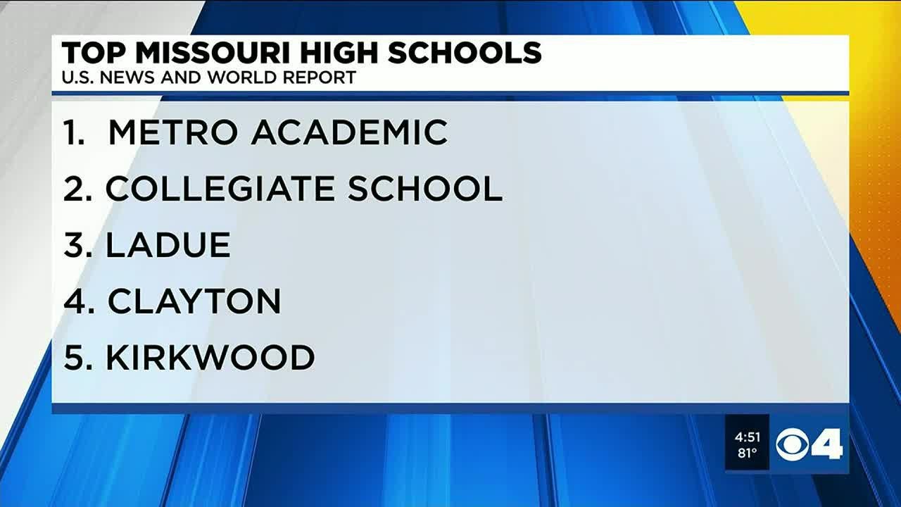 St. Louis is home of Missouri&rsquo;s top 5 high schools