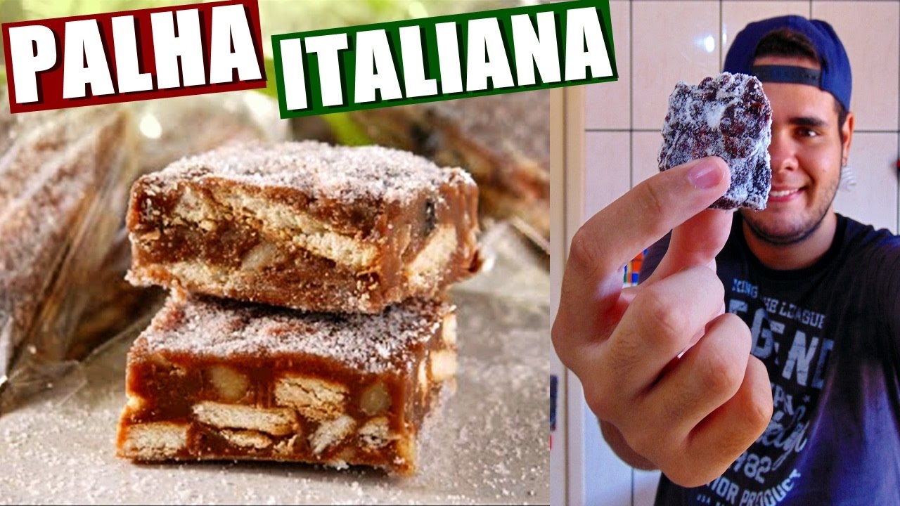 COMO FAZER PALHA ITALIANA (Receita Fácil) | Menino Prendado
