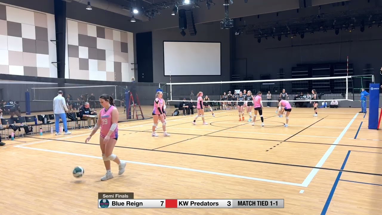 Bugarski Cup Niagara Rapids Blue Reign vs KW Predators Semi Finals (3rd set)