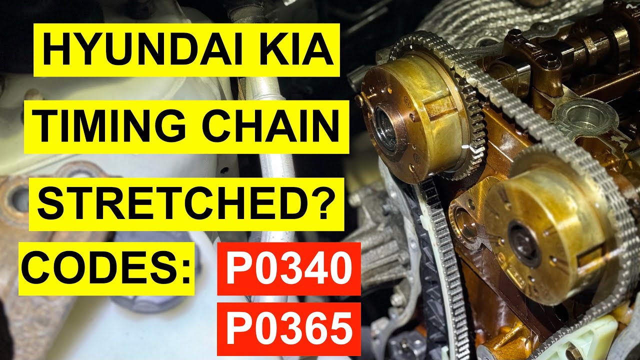 Растяжение, провисание и шум цепи ГРМ Hyundai/Kia: симптомы и причины