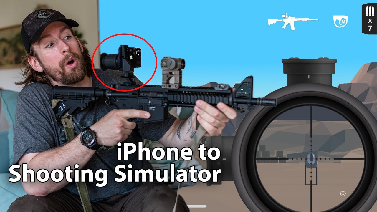 Shooting Simulation with Mobile Phone - Shoot up to 400m in your Living Room - Virtual-Shot