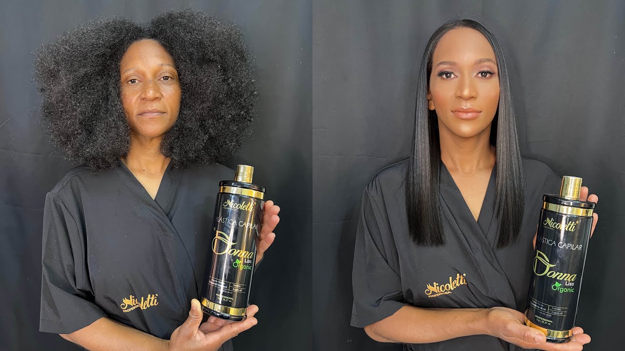 LISO DE PRIMEIRA COM PLÁSTICA CAPILAR DONNA LISS ORGÂNICA SEM FORMOL DA NICOLETTI PROFESSIONAL