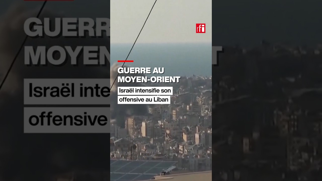 Guerre au Moyen-Orient : Isra&euml;l intensifie son offensive au Liban #iran #&eacute;tatsunis &bull; RFI