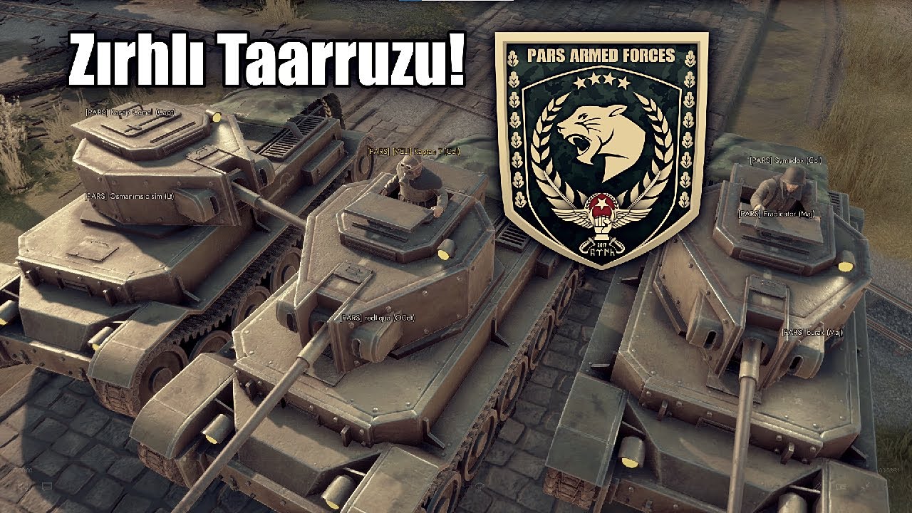 Foxhole Türkçe PARS Zırhlı Birlikleri Büyük Foundry Tank Savaşı