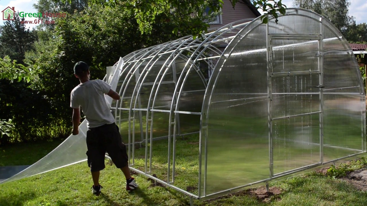 How to install the RUBY LUX greenhouse by yourself | Greenhouse-Factory
