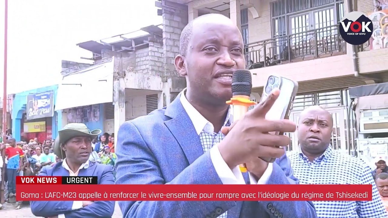Goma: Urgent! AFC-M23 Lance un message à la Population