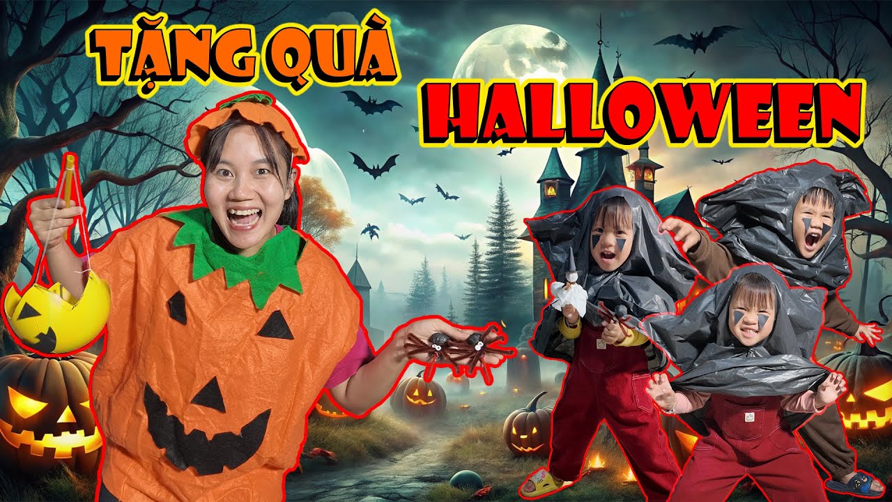 Chị Ruby Troll Minh Trí Khóc Và Cái Kết Phải Tặng Quà Halloween Xin Lỗi | Minh Trí Family