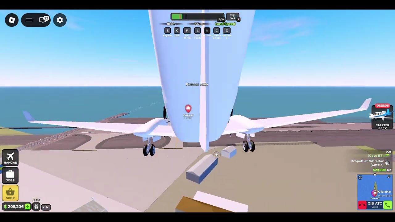 A totally smooth flight... (Flightworld gameplay)
