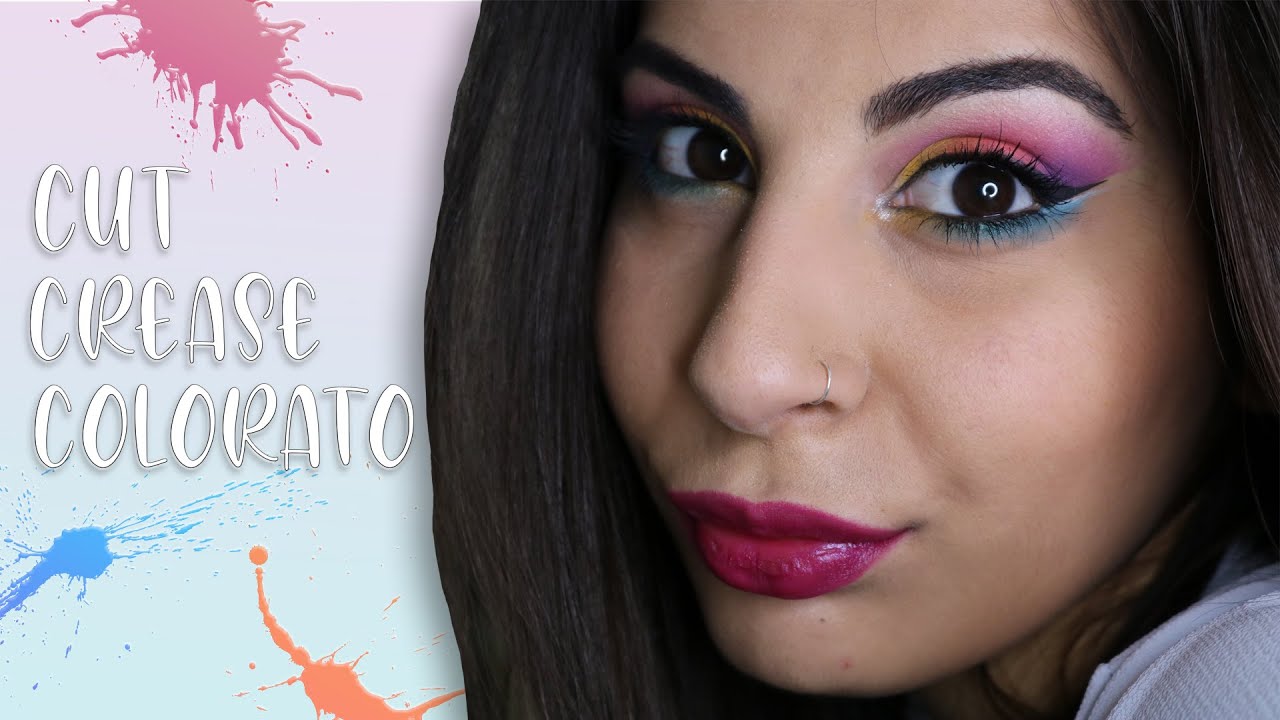 CUT CREASE | Colori pastello| TUTORIAL MAKEUP 😍😍😍