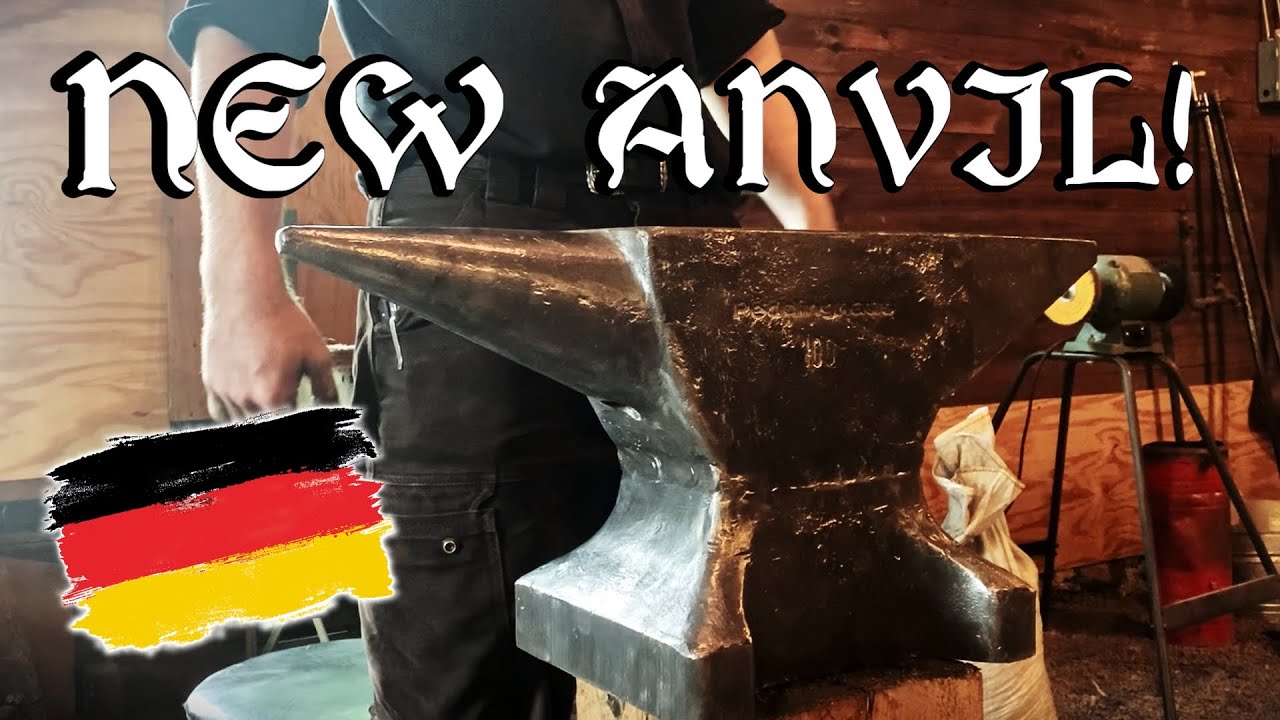 Mounting My New Anvil! The 100kg Peddinghaus! (220lb)