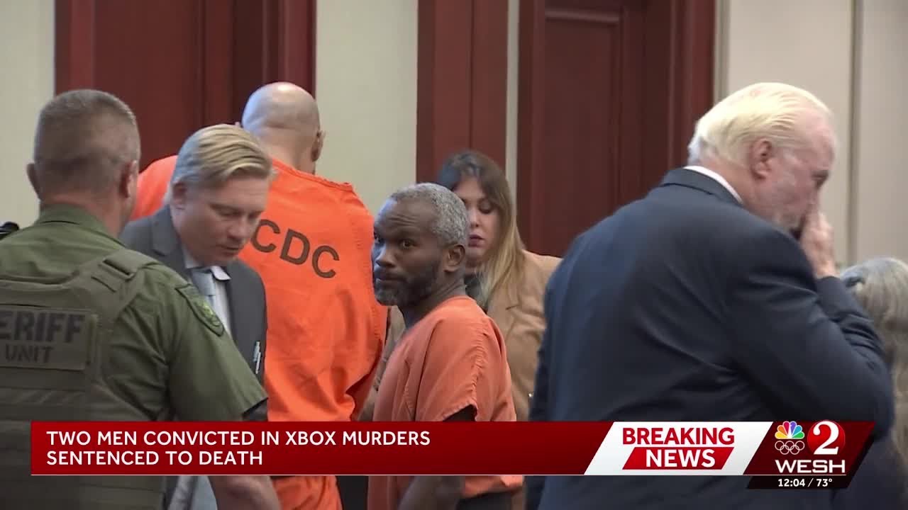 Judge: 2 men sentenced to death in 2004 Deltona Xbox murders