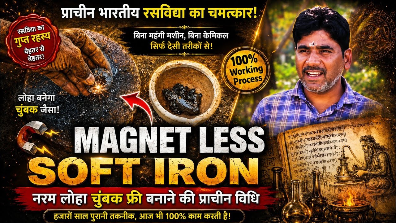 Magnet Free Soft Iron Kaise Banaye | How To Make Magnet Free Soft Iron