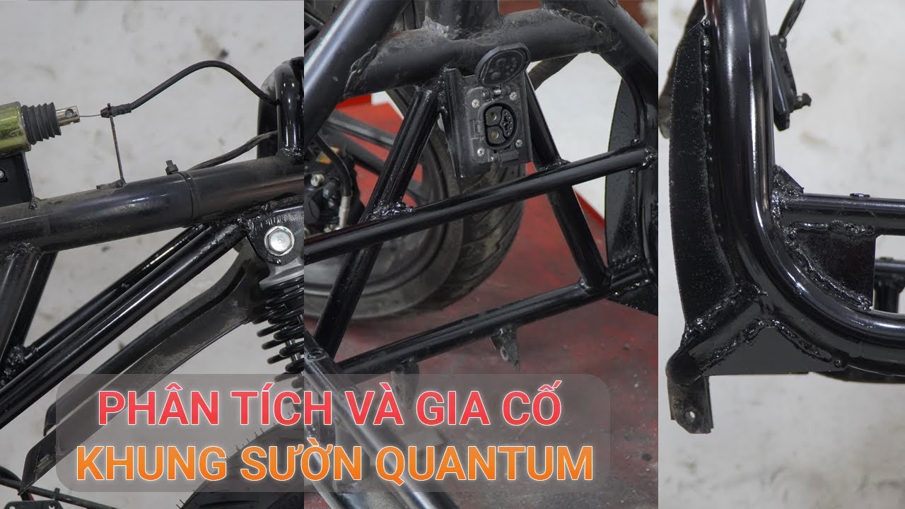 Datbike Quantum #22 Phân Tích Và Gia Cố Khung Sườn Datbike Quantum | Ebike VietNam