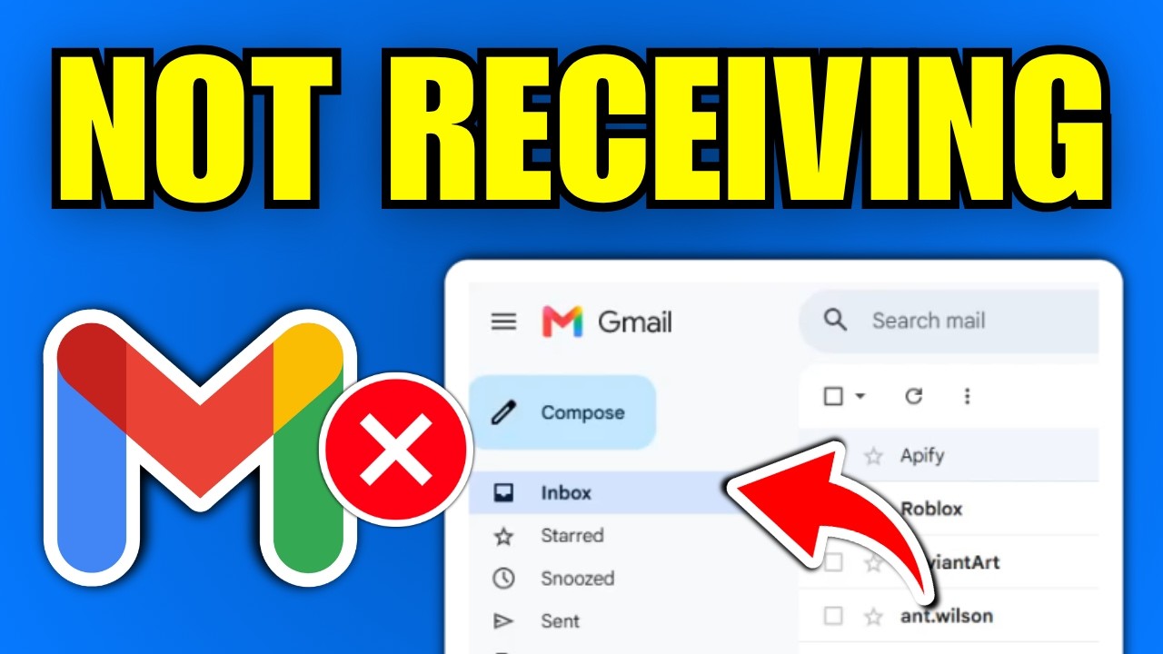 Как исправить проблему, когда Gmail не получает письма | Полное руководство