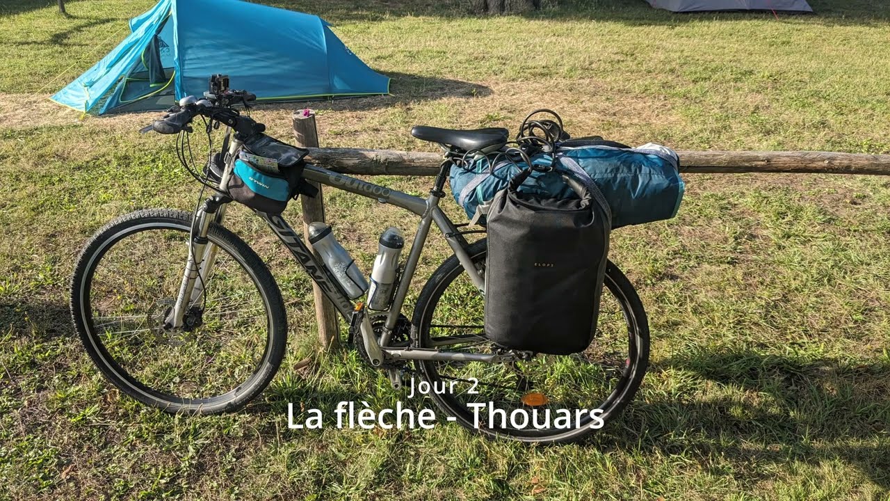 voyage à vélo Le Mans - Hourtin, jour 2 : début des galères