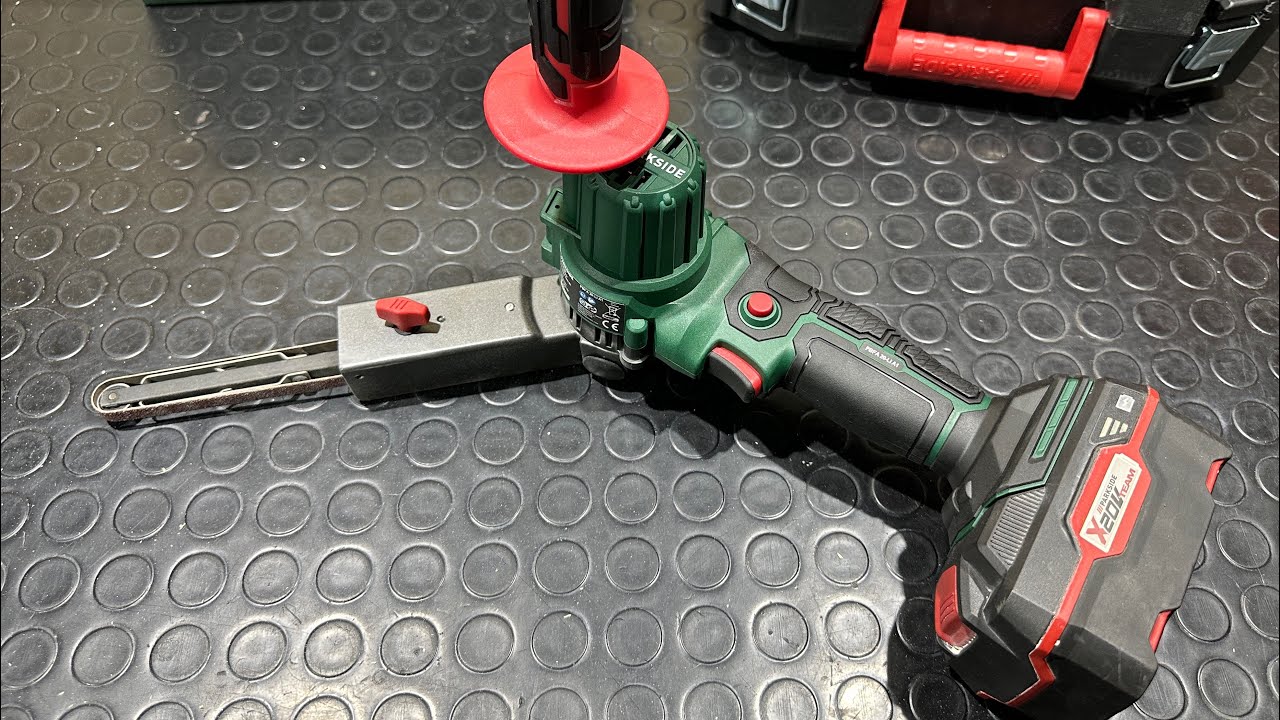 Parkside PBFA 20-Li A1 20V Cordless Belt Sander | Lima A Nastro 20V | Quick Unboxing And Test