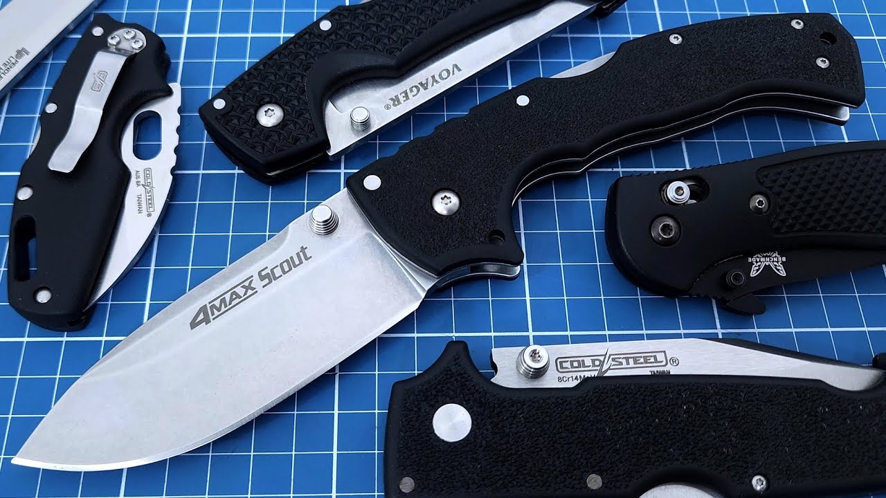 O canivete mais robusto e exagerado da minha coleção! Cold Steel 4 Max Scout! #edc #canivete