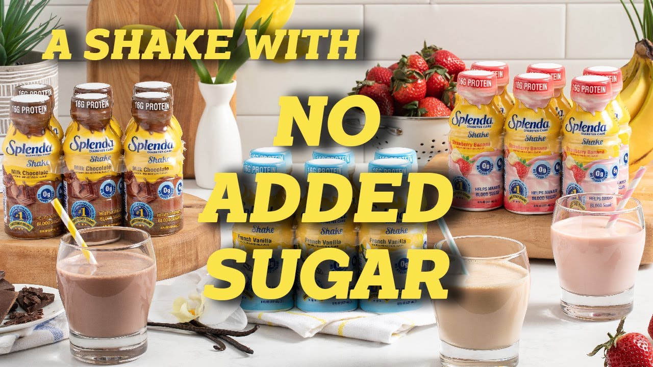 Splenda Shakes Have No Added Sugar