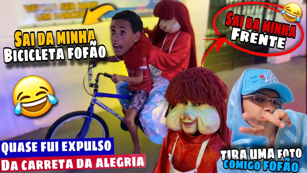 VEJA OQUE EU APRONTEI NA CARRETA DA ALEGRIA+QUASE FUI EXPULSO PELOS PERSONAGENS 😂😎