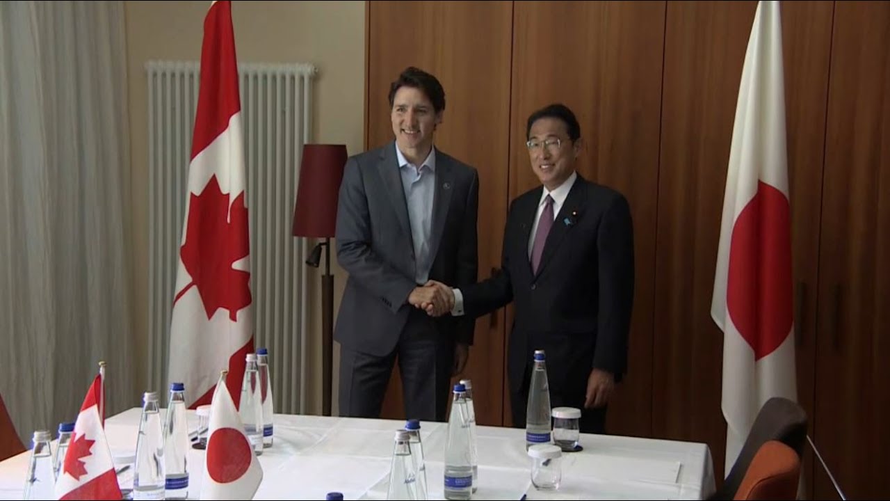 PM Justin Trudeau meets with Japanese PM Kishida Fumio at G7 Leaders’ Summit – June 27, 2022