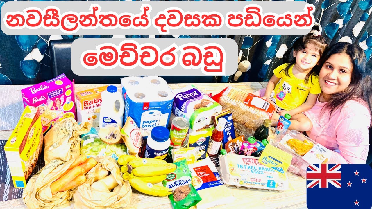 New Zealand එක දවසක පඩියෙන් මෙච්චර බඩු ගොඩක් ගන්න පුලුවන්ද? Life in New Zealand