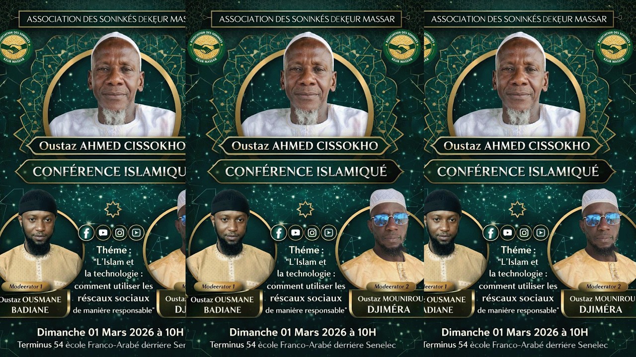 En Direct conférence de l'association des soninké de Keur Massar