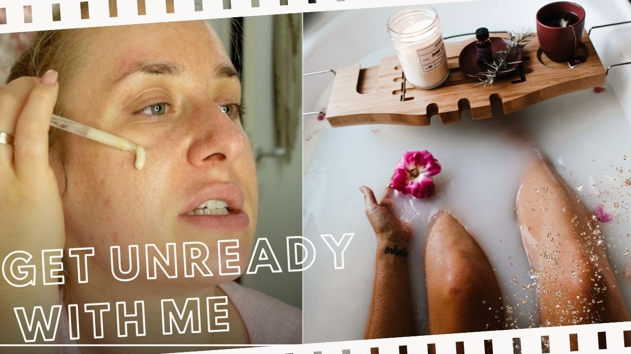 GET UNREADY WITH ME! 🌙🛁 kąpiel, maseczka, relaks