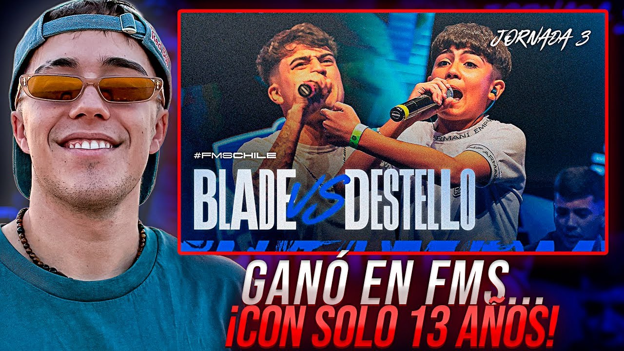 TIENE 13 AÑOS 😯 GAZIR reacciona a DESTELLO vs BLADE en FMS CHILE
