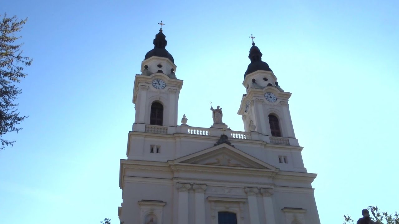 Budapest VIII. (H), Szent József templom harangozás a szentmisére és délben 2025.04.13. (FHD)