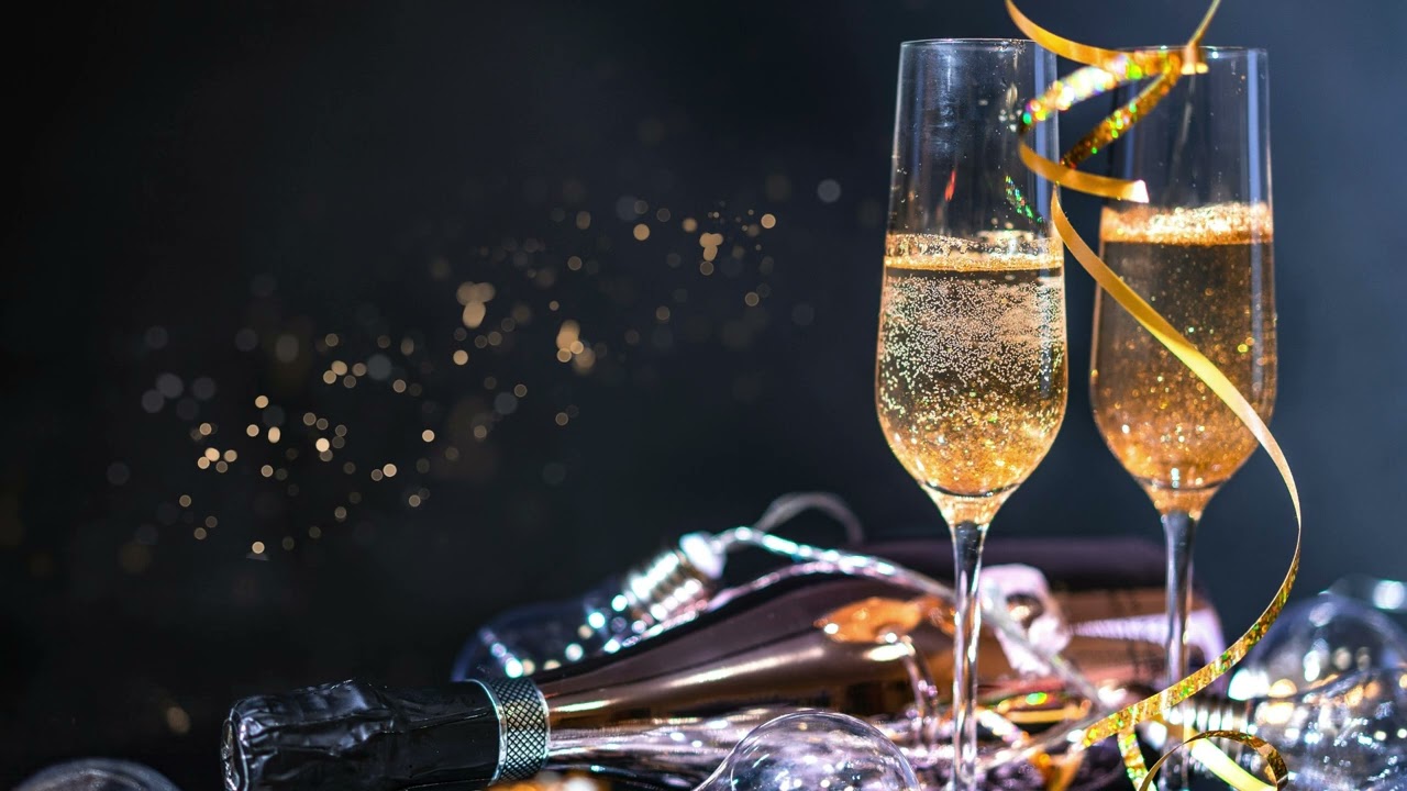 2026 Golden New Year Celebration | Luxury Gold Sparkle Party | 4K Frame TV Art Background