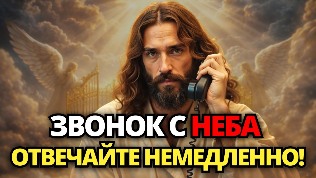 🛑 БОГ ЗВОНИТ ВАМ С НЕБА, ОТВЕЧАЙТЕ СЕЙЧАС! НЕ ИГНОРИРУЙТЕ! ✝️ СООБЩЕНИЕ ОТ БОГА СЕГОДНЯ