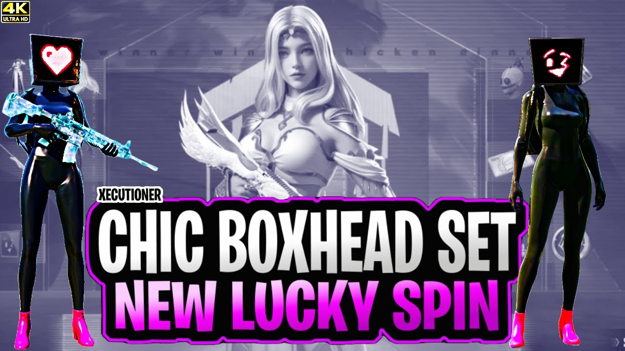 Best Outfit in BGMI? Chic Boxhead Set and Cover | New Luck Spin in BGMI | Gilded Wings AWM