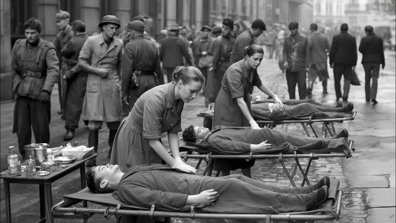 When the Hospital Was Destroyed — German Female POW Doctors Treated the Wounded in the Street