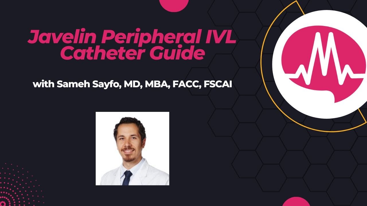 Complete guide to the new Javelin Peripheral Catheter including FORWARD PAD data and Case Examples