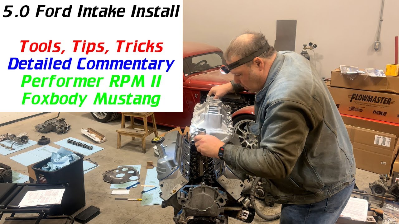 How to install an Intake Manifold on 5.0 Ford Foxbody Engine