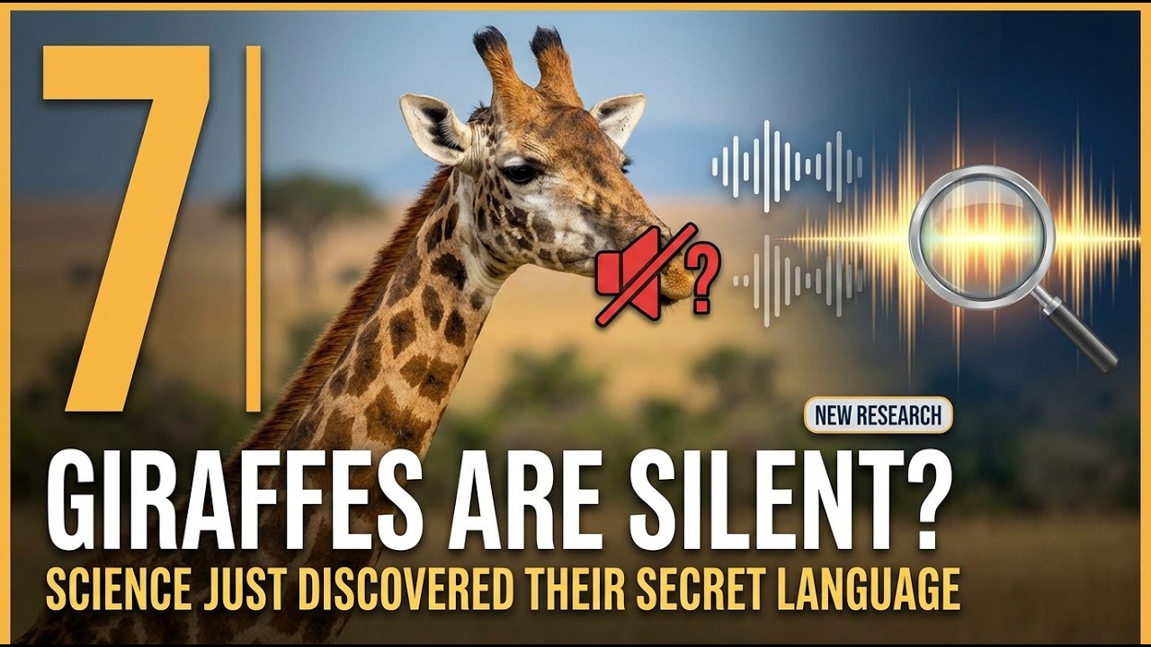 🦒 Giraffes Are Silent: Scientists Just Discovered Their Secret Language
