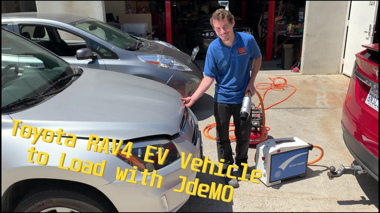 Toyota RAV4 EV: питание внешних устройств через JdeMO