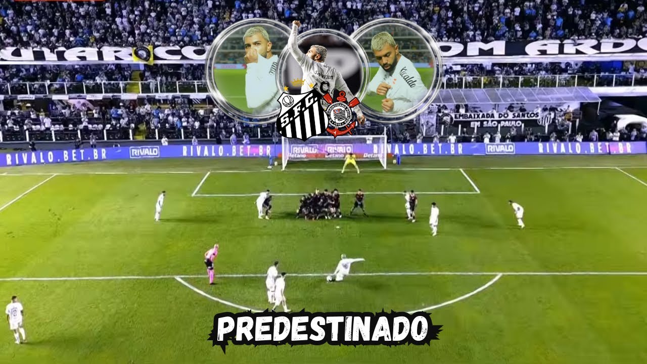GABIGOL MARCA DE FALTA E GARANTE O EMPATE NOS ACRÉSCIMOS | SANTOS 1x1 CORINTHIANS