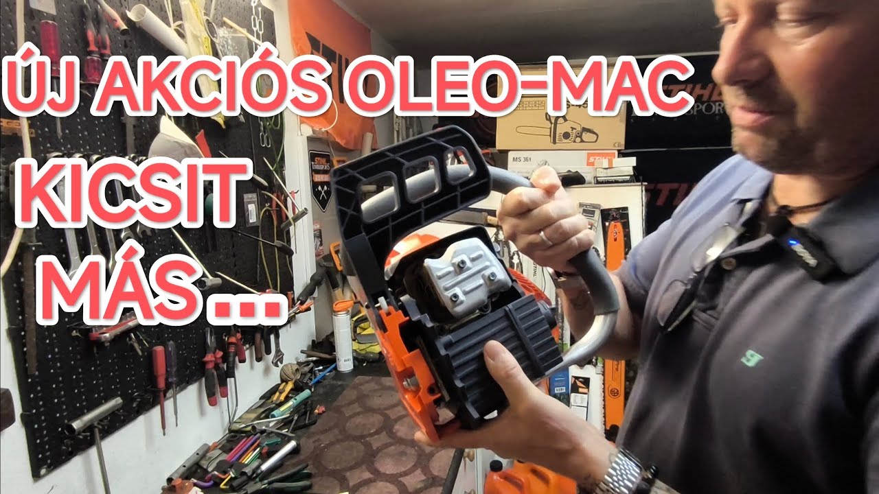 Új Oleo-Mac láncfűrész akciós áron megéri