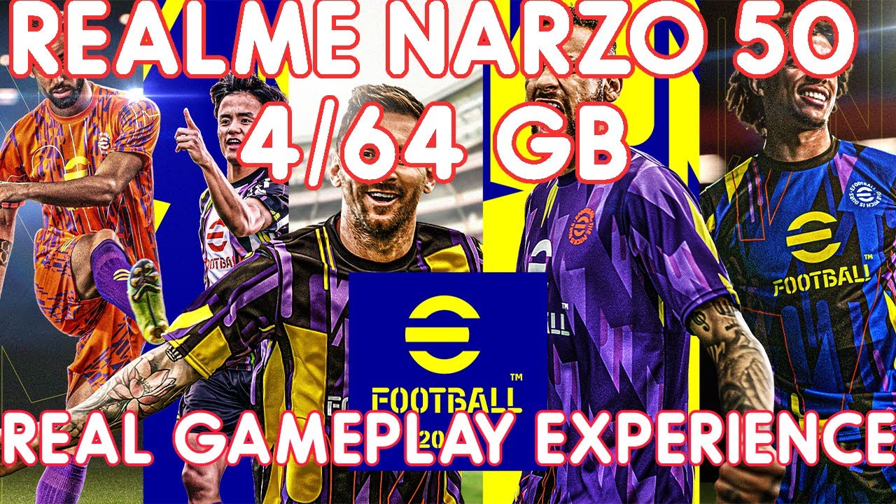 efootball pes 2023 in realme narzo 50 4/64 gb #narzo50 #gameplay #efootball2023 #efootball #pes2023