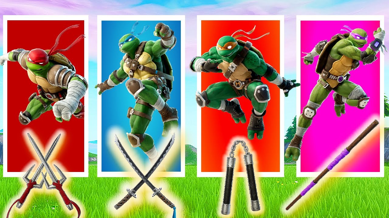 The TMNT *MYTHIC* Weapon BOSS Challenge in Fortnite!