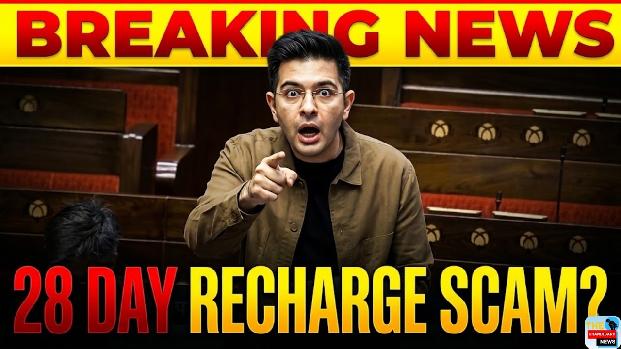 Raghav Chadha Exposes Telecom Scam in Parliament | 28 Day Recharge Plan Biggest Loot?