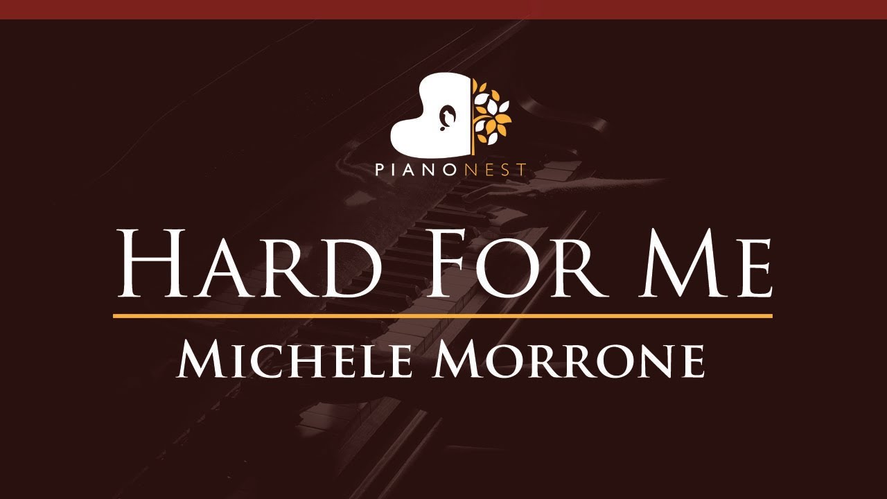 Michele Morrone - Hard For Me - HIGHER Key (Piano Karaoke Instrumental)