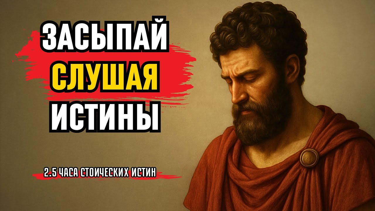 2,5 ЧАСА стоической мудрости для успокоения ума во время сна!  СТОИЦИЗМ
