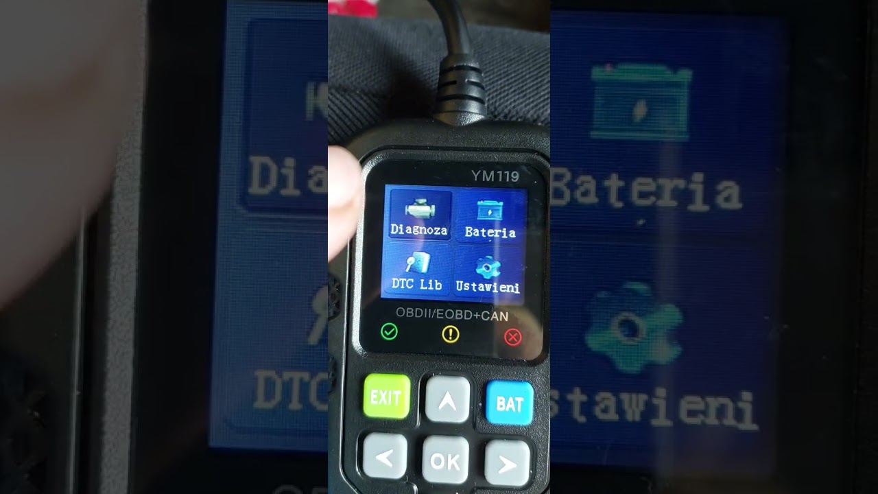 Tester Diagnostyczny Kasowanie Błędów OBD2 w j. polskim