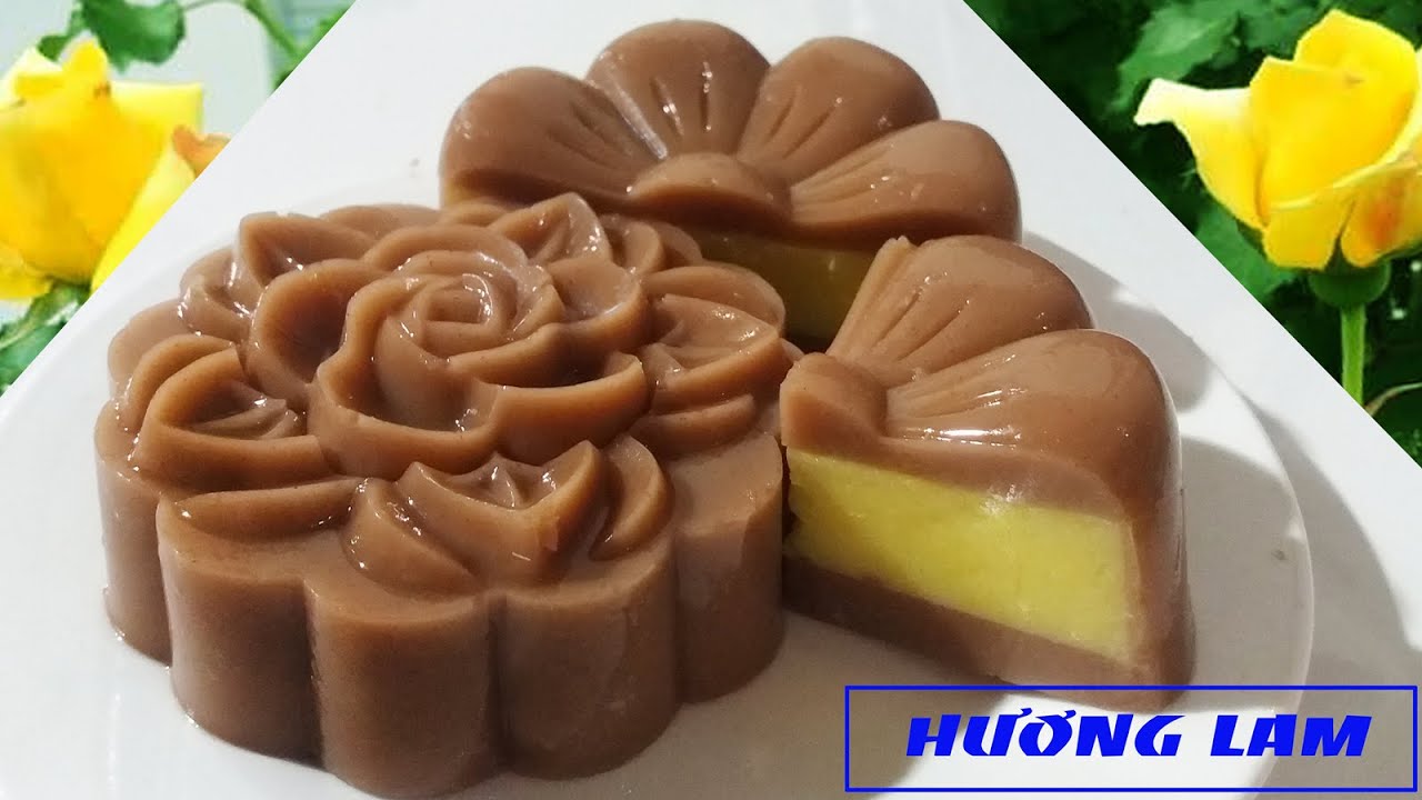 CÁCH LÀM BÁNH TRUNG THU RAU CÂU NHÂN ĐẬU XANH_ Dễ Mà Ngon_ Hương Lam