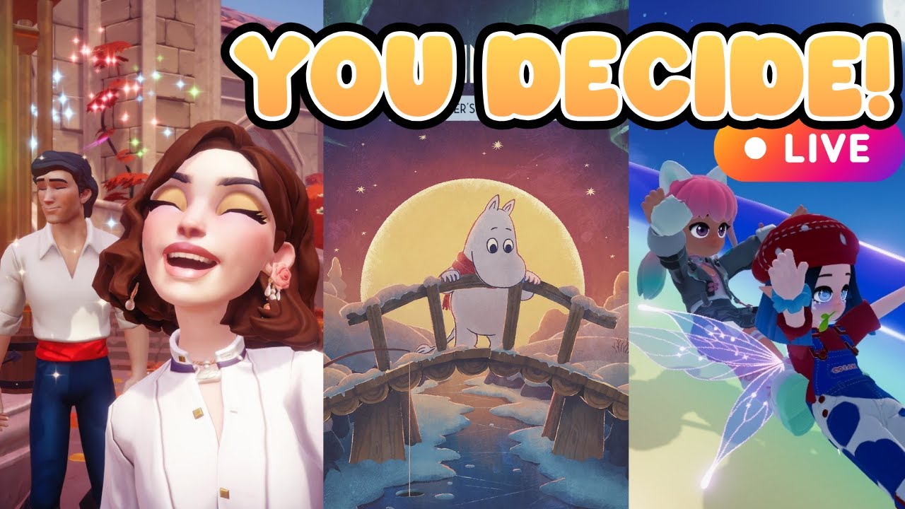 You decide!! - Demos, Heartopia, DLV what shall we play!