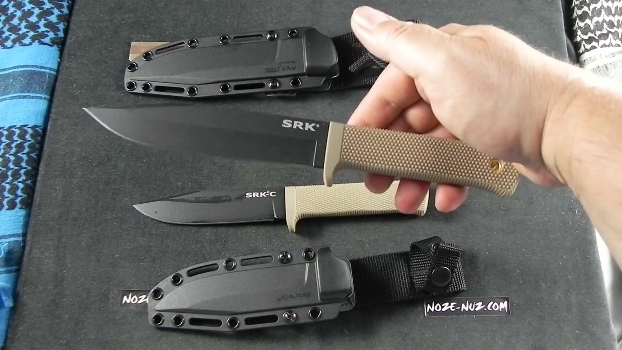 CS49LCKDDTBK Cold Steel SRK Compact Fixed Blade