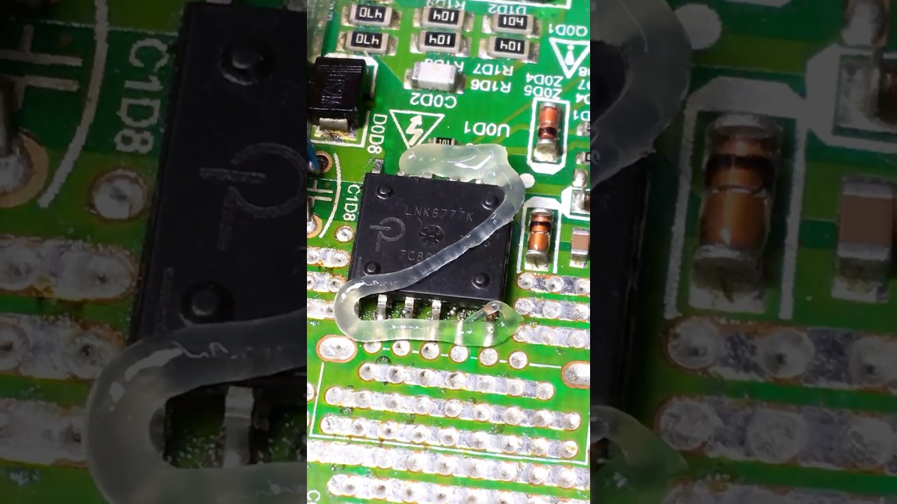LED TV Dead? Power IC Replacement Fix | Board Repair #repair #daily #shortsfeed #shorts #asmr